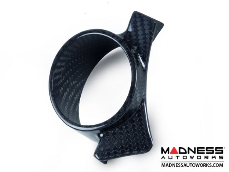 FIAT 500 ABARTH Boost Gauge Trim Piece Carbon Fiber